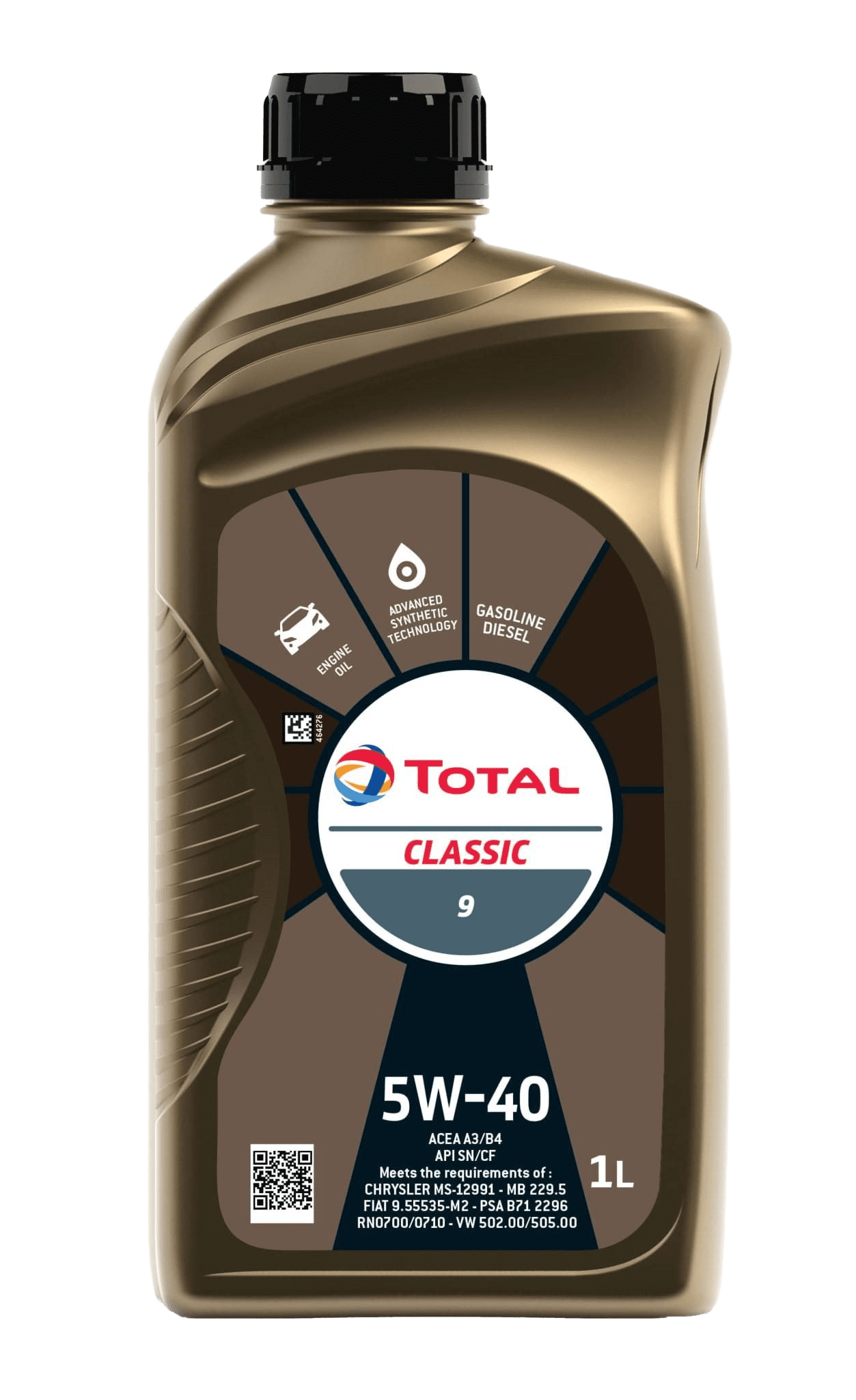 Моторное масло Total CLASSIC 9 5W40, 1л